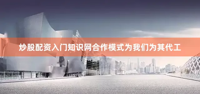 炒股配资入门知识网合作模式为我们为其代工