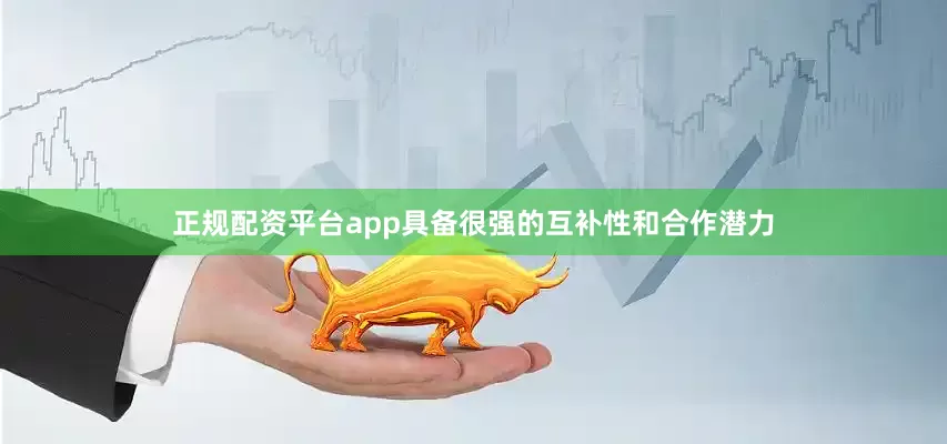 正规配资平台app具备很强的互补性和合作潜力