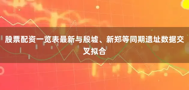 股票配资一览表最新与殷墟、新郑等同期遗址数据交叉拟合